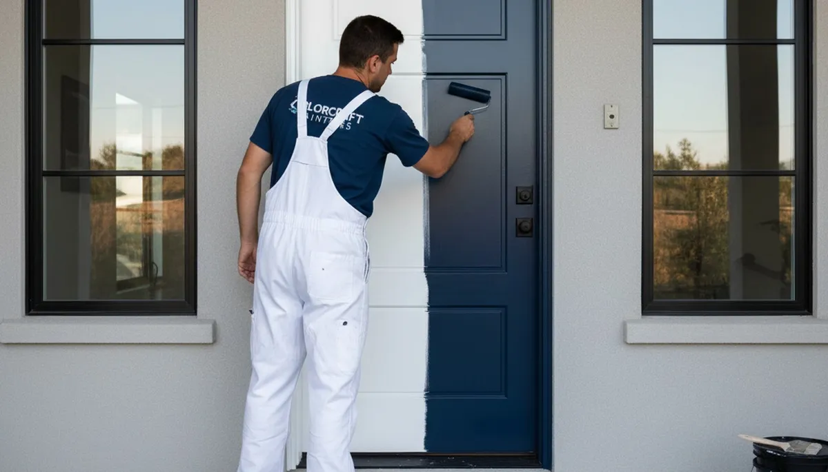 Professional door painting and refinishing in Beverly, MA by expert house painters