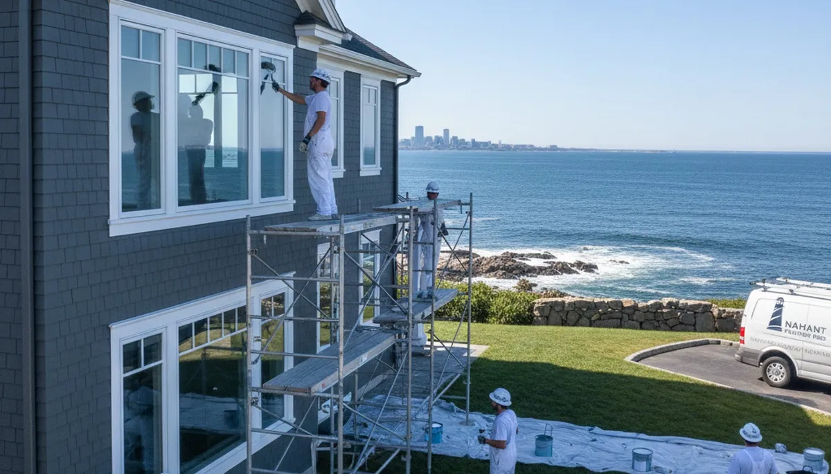 Professional house painting services in Beverly, MA by paintingbeverlyma.com