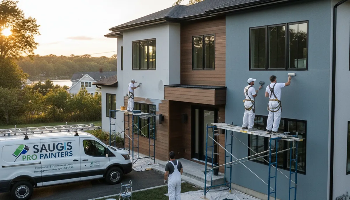 Professional house painting service in Beverly, MA for interior and exterior home projects