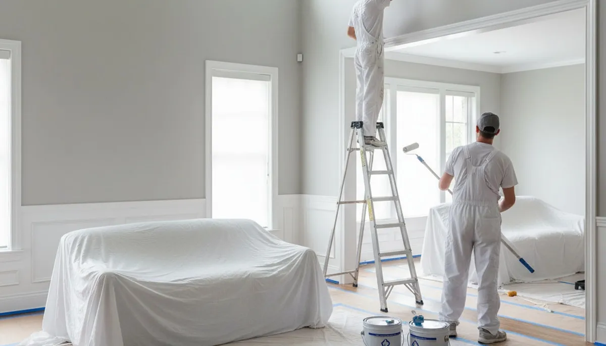 Professional interior house painting in Beverly, MA by expert painters with quality finishes